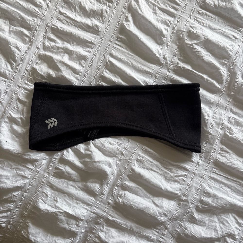 all in motion Black Performance Headband with Logo